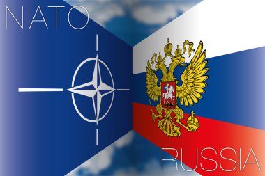 NATO vs Rusya bayrağı