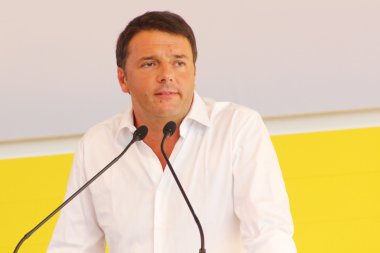 Matteo renzi, bologna, İtalya, Eylül 2014