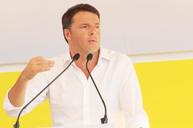 Matteo renzi, bologna, İtalya, Eylül 2014