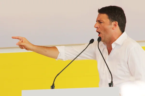 Matteo renzi, Μπολόνια, Ιταλία, Σεπτεμβρίου 2014 — Φωτογραφία Αρχείου