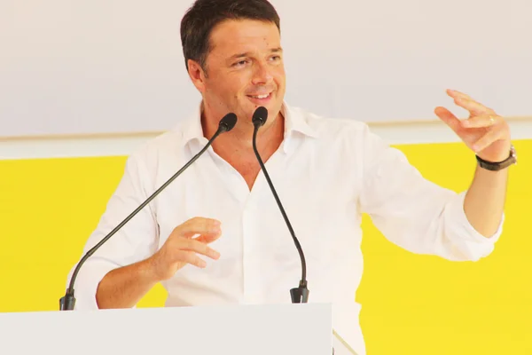 Matteo renzi, bologna, italien, September 2014 — Stockfoto