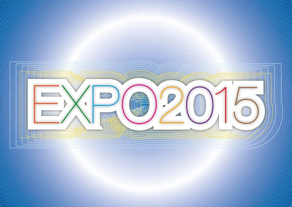 Expo 2015 italien — Stockvektor