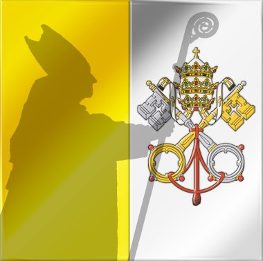Holy see vatican flag clipart