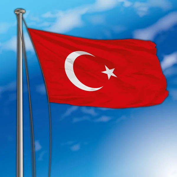 Bandera de Turquía — Archivo Imágenes Vectoriales