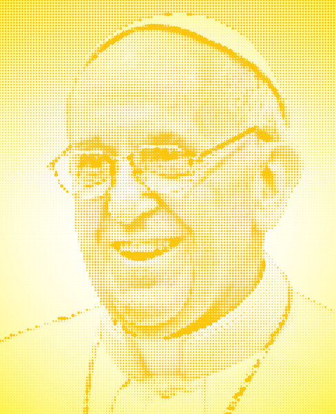 Графический портрет Папы Франциска
