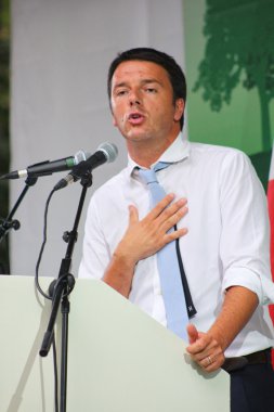 Bologna, İtalya, Haziran 2014, Matteo Renzi, Demokrat Parti Kongre, son konuşma