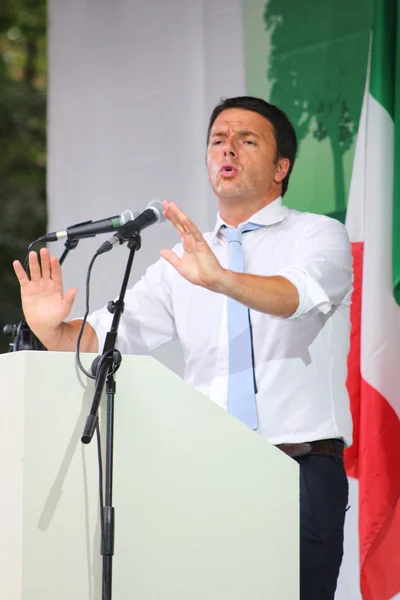 Matteo renzi, pd convention bologna 2014 — Stockfoto