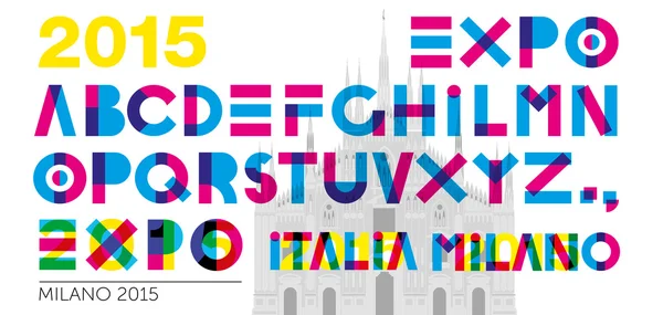 Expo 2015 yazı tipi