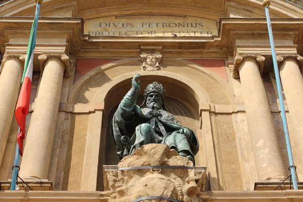 Piazza maggiore, Boloň, Itálie — Stock fotografie