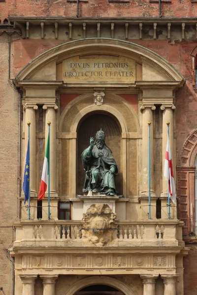 Piazza maggiore, bologna, İtalya — Stok fotoğraf