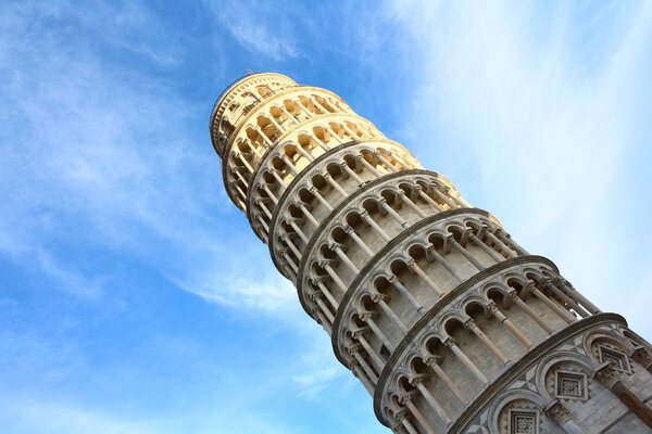 Pisa tower, famous italian monument, Tuscany