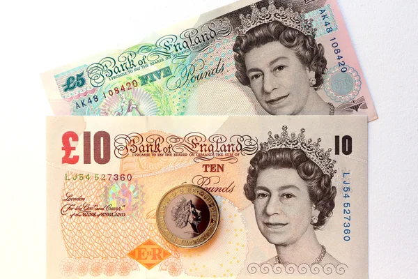 Ten pound banknote — Stock Photo, Image