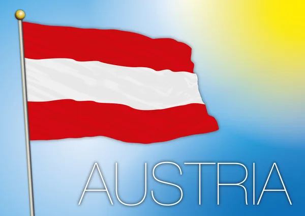 Austria flag — Stock Vector