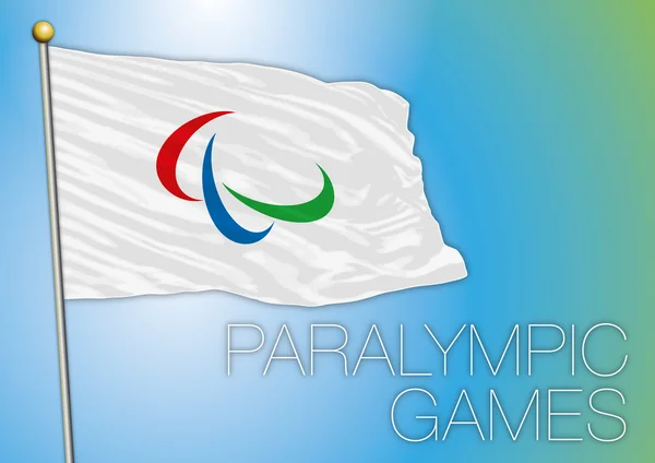 Paralimpiai játékok zászló — Stock Vector