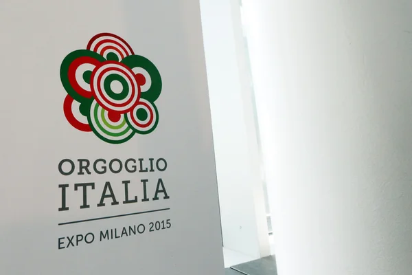 Milano, - 19 September 2015: Ita paviljong, världsutställning Expo 2015. — Stockfoto