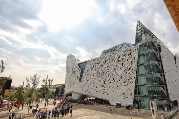 MILÃO, - SETEMBRO 19, 2015: China pavilhão, exposição mundial Expo 2015 . — Fotografia de Stock