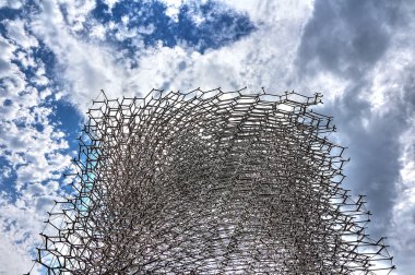 Milan, - 19 Eylül 2015: İngiltere pavilion, Dünya Fuarı Expo 2015.