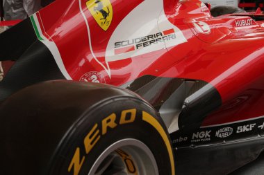 Ferrari, özellikle aerodinamik formül bir