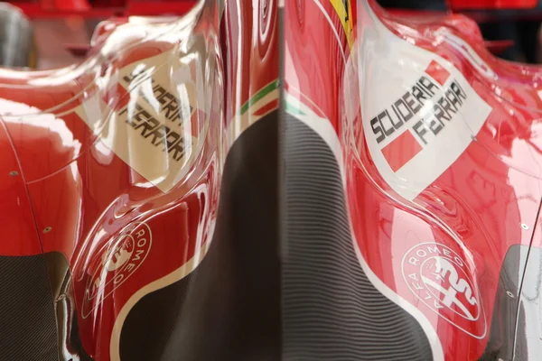Ferrari, particularmente a fórmula aerodinâmica um — Fotografia de Stock