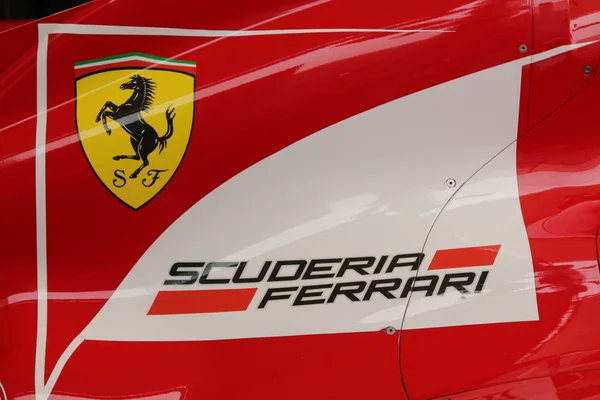 Ferrari, szczególnie aerodynamiczne formuły jeden — Zdjęcie stockowe