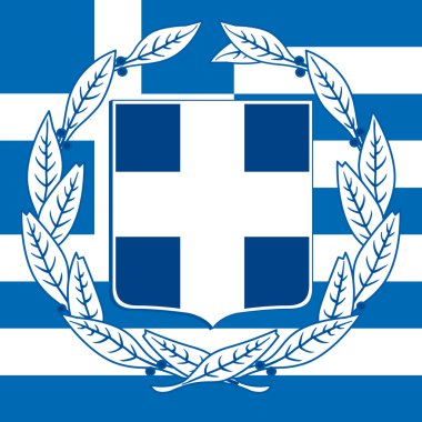 Yunanistan ceket kol ve bayrak