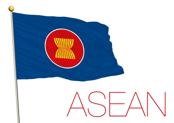 Asean の旗の図 — ストックベクタ