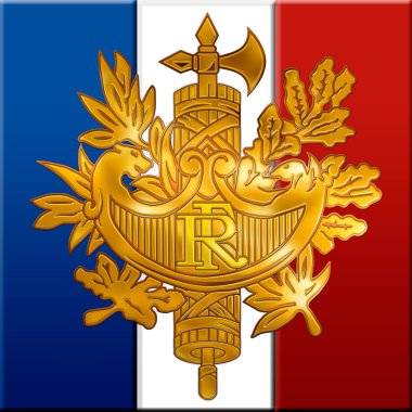 Fransa ceket kol ve bayrak