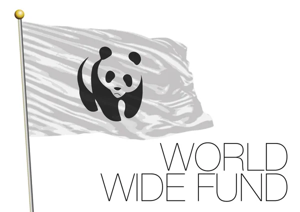 World wide fund flag — Stock Vector