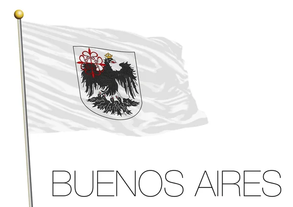 Buenos aires bandera de la ciudad — Vector de stock