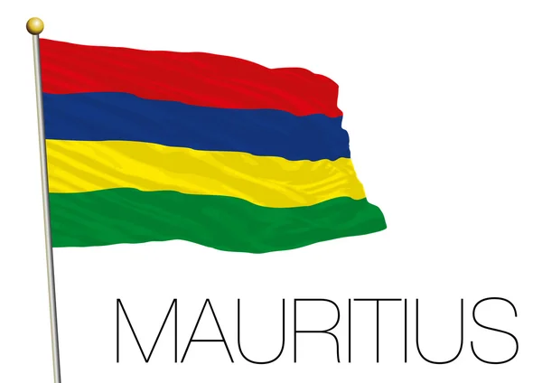 Мавританський прапор ізольований на білому тлі — стоковий вектор
