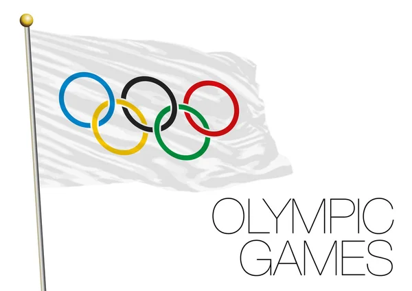 Векторного Файлу Ілюстрація Прапор Олімпійські Ігри — стоковий вектор