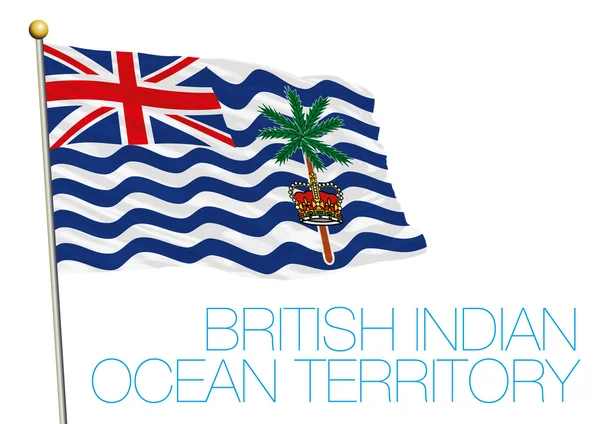 Brittiska territoriet i Indiska oceanen — Stock vektor