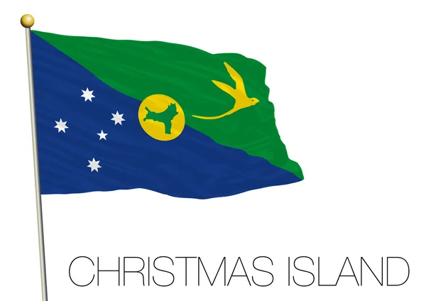 Bandeira das ilhas de natal —  Vetores de Stock