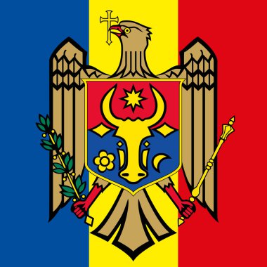 Moldova ceket kol ve bayrak