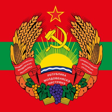 Transdinyester Cumhuriyeti ceket kol ve bayrak