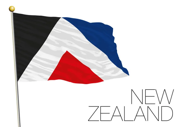NOUVELLE ZELANDE, 2016 : référendum pour le choix du nouveau drapeau de la Nouvelle-Zélande, finaliste graphique proposé — Image vectorielle