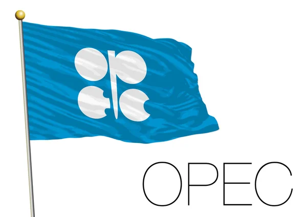 Bandeira da organização OPEP — Vetor de Stock