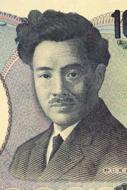 Japonya - yaklaşık 2004: Hideyo Noguchi portre üzerinde 1000 Yen 2004 banknot Japonya'dan