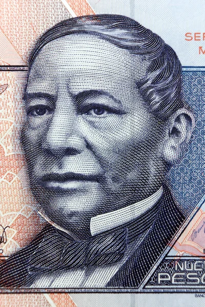 Benito Juarez portrait on 50 Pesos — Stock Photo, Image