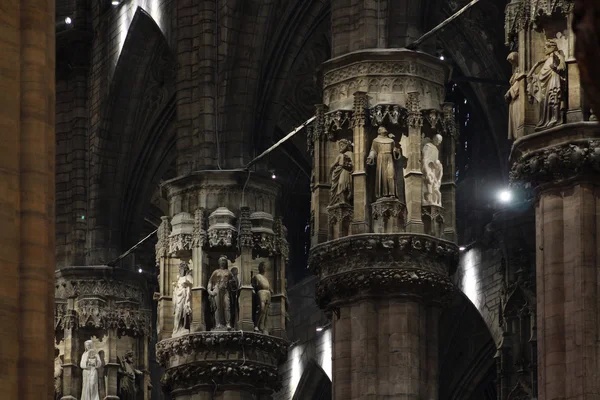 stock image MILAN, ITALY - DECEMBER 2015: Cathedral of Milan, Santa Maria Nascente, inside view