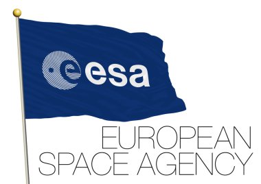 esa flag, european space agency clipart