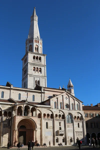 ,Cathedral and Ghirlandina tower, world heritage site — Stock Photo, Image