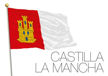 Castilla La Mancha bölgesel bayrak, İspanya'nın otonom