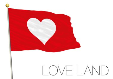 sevgi ve kalp fantezi bayrak