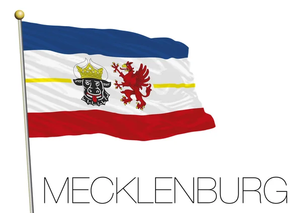 Flaga Meklemburgii, Państwo Federalnej — Wektor stockowy