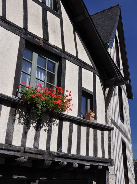 Bâtiment médiéval à ossature de bois . — Photo