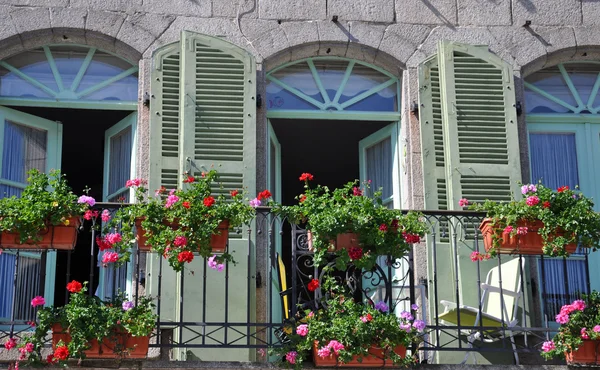 Balcone in Francia . — Foto Stock