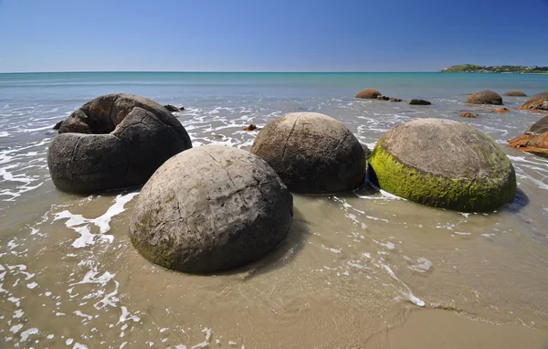 Moeraki Boulders Scenic Reserve New Zealand — Stock Photo, Image