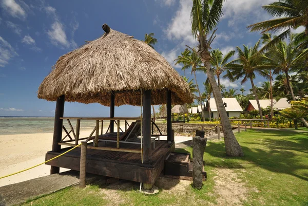 South Pacific strand hut — Stockfoto