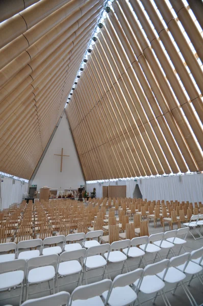 The Cardboard Cathedral in Christchurch — Stock Photo, Image